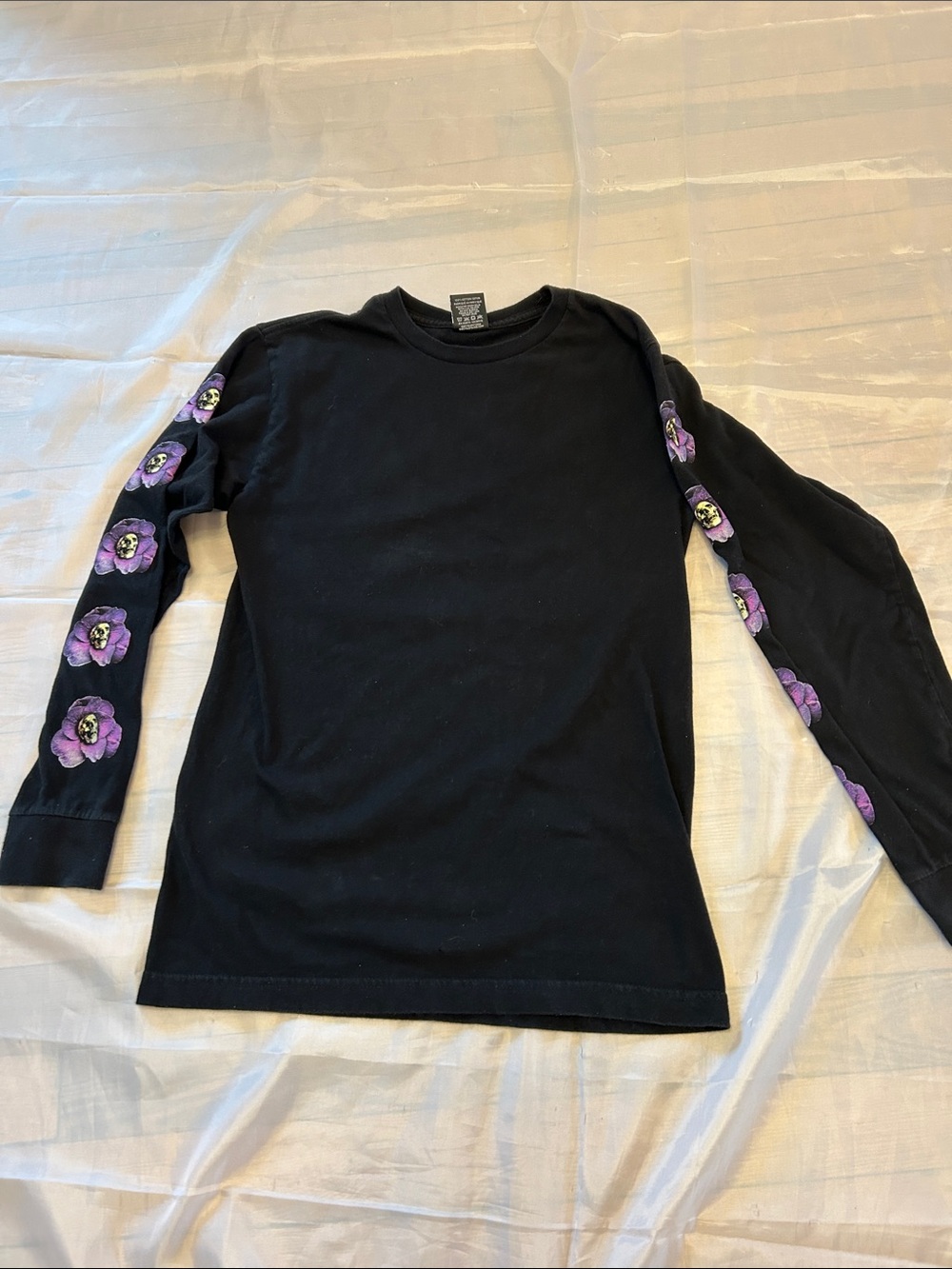 Obey Black Crewneck Tee with Logo Tag